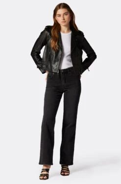 Joie Leolani Leather Jacket -Joie Fashion Outlet Store 1305J2599 CAV 1