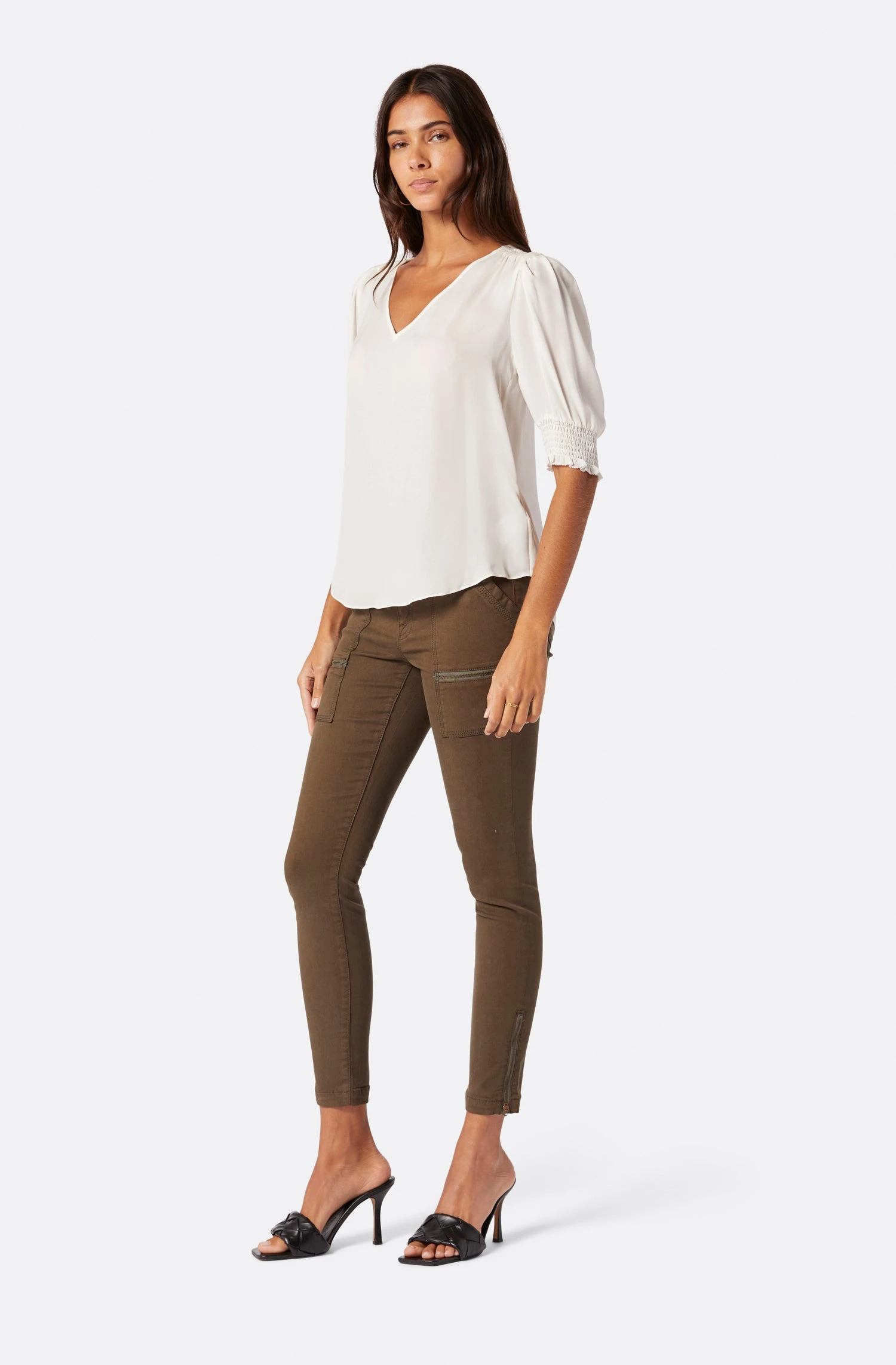 Joie Karemele Short Sleeve Silk Top 3 Joie Karemele Short Sleeve Silk Top - Image 3