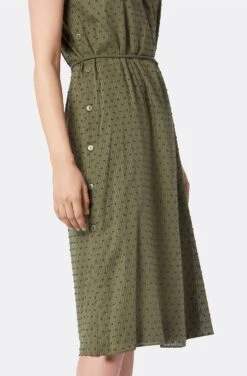 Joie Marietta Midi Cotton Dress -Joie Fashion Outlet Store 22 2 008959 DR3372 FOURLEAFCLOVER MARIETTA 2