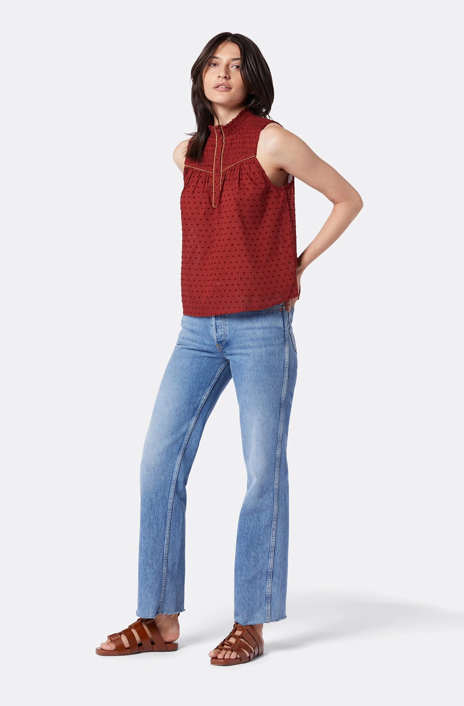 Joie Joesa Sleeveless Cotton Top 4 Joie Joesa Sleeveless Cotton Top - Image 4