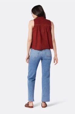 Joie Joesa Sleeveless Cotton Top 12 Joie Joesa Sleeveless Cotton Top -Joie Fashion Outlet Store 22 2 008959 TP561 RUSSETBROWN JOESA 3
