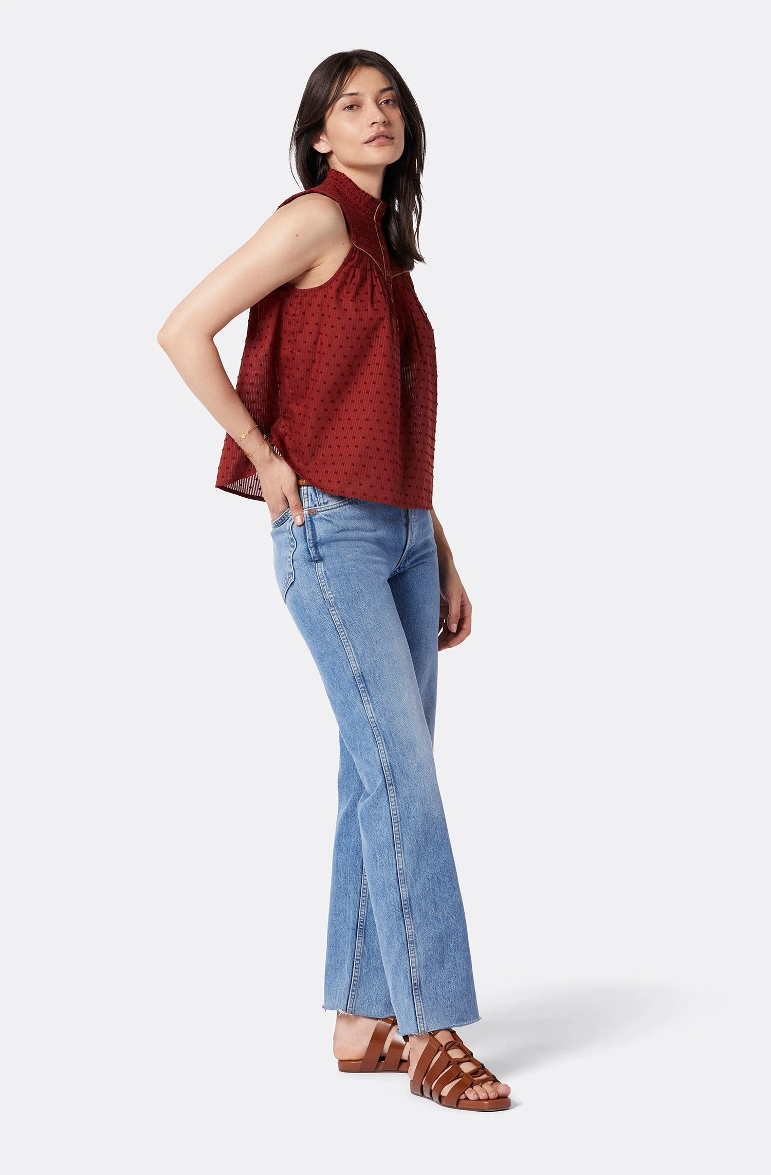 Joie Joesa Sleeveless Cotton Top 2 Joie Joesa Sleeveless Cotton Top - Image 2