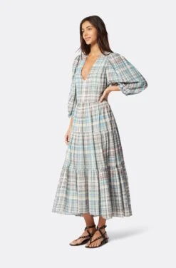 Joie Tobey Maxi Cotton Dress -Joie Fashion Outlet Store 22 2 009041 DR02783C ADRIATICBLUEMULTI TOBEY 3