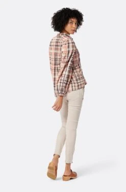 Joie Jindrah Long Sleeve Cotton Top -Joie Fashion Outlet Store 22 2 009041 TP03809 ESPRESSOMULTI jindrah 5