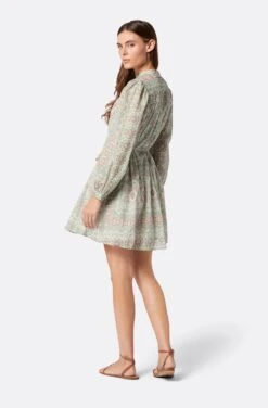 Joie Challensia Mini Cotton Dress -Joie Fashion Outlet Store 22 2 009231 DR03306 SHALEGREENMULTI CHALLENSIA 5