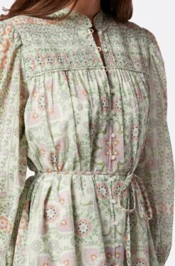 Joie Challensia Mini Cotton Dress -Joie Fashion Outlet Store 22 2 009231 DR03306 SHALEGREENMULTI CHALLENSIA 6
