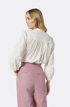 Joie Vesta Long Sleeve Cotton Top -Joie Fashion Outlet Store 22 2 889 TP05171 PORCELAIN JURI 4