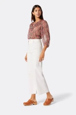 Joie Fanning Long Sleeve Silk Top -Joie Fashion Outlet Store 22 3 009127 TP05179 PALEKHAKIMULTI FANNING 3