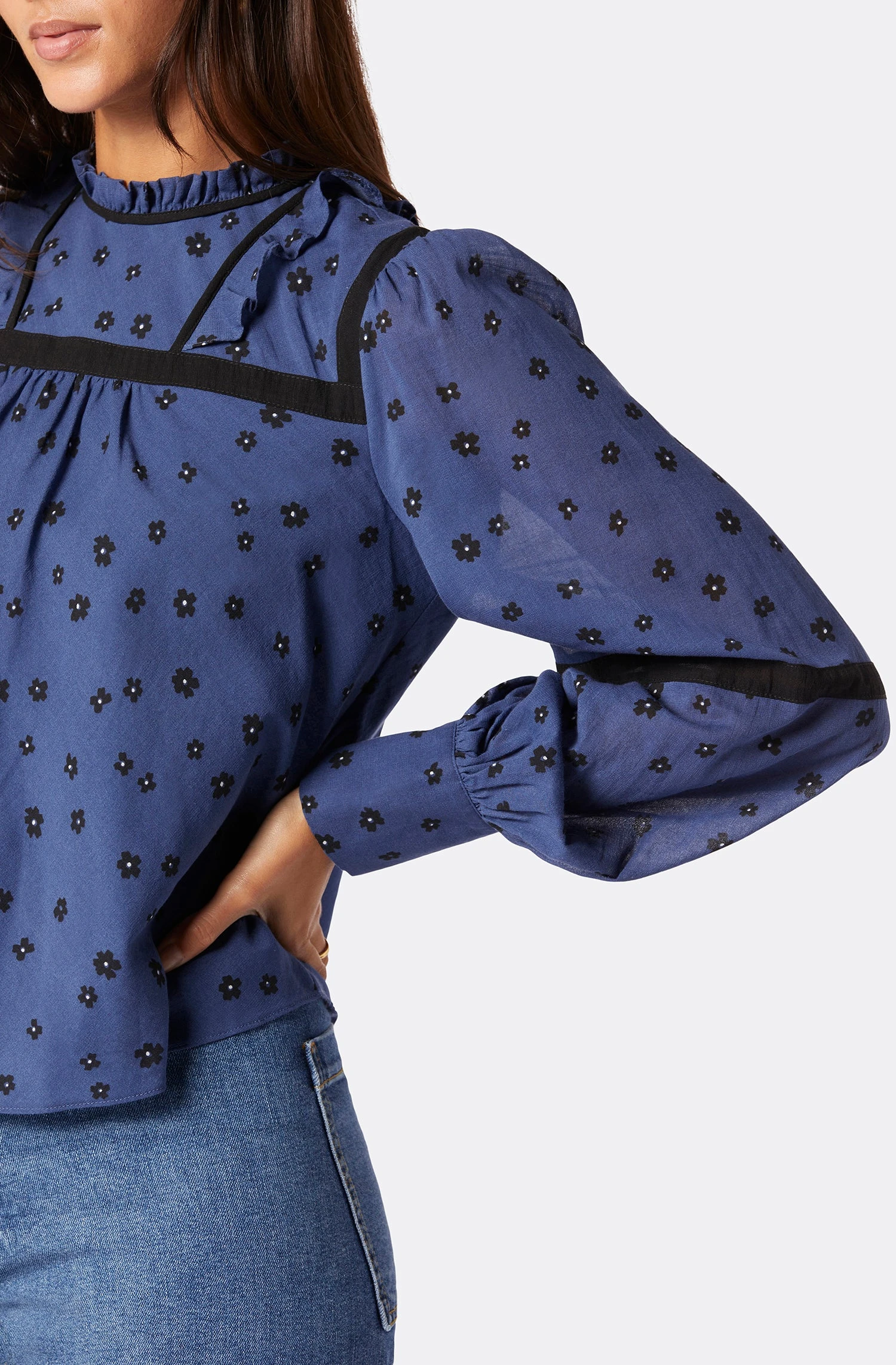 Joie Duras Long Sleeve Cotton Top 3 Joie Duras Long Sleeve Cotton Top - Image 3