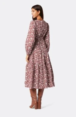 Joie Alesia Maxi Cotton Dress 12 Joie Alesia Maxi Cotton Dress -Joie Fashion Outlet Store 22 3 009179 DR03551 RUSSETBROWNMULTI ALESIA 5