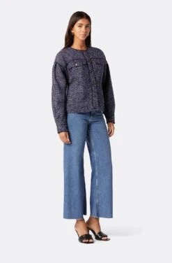 Joie Malet Jacket -Joie Fashion Outlet Store 22 3 009189 OW01412 MIDNIGHTNAVYMULTI MALET 4