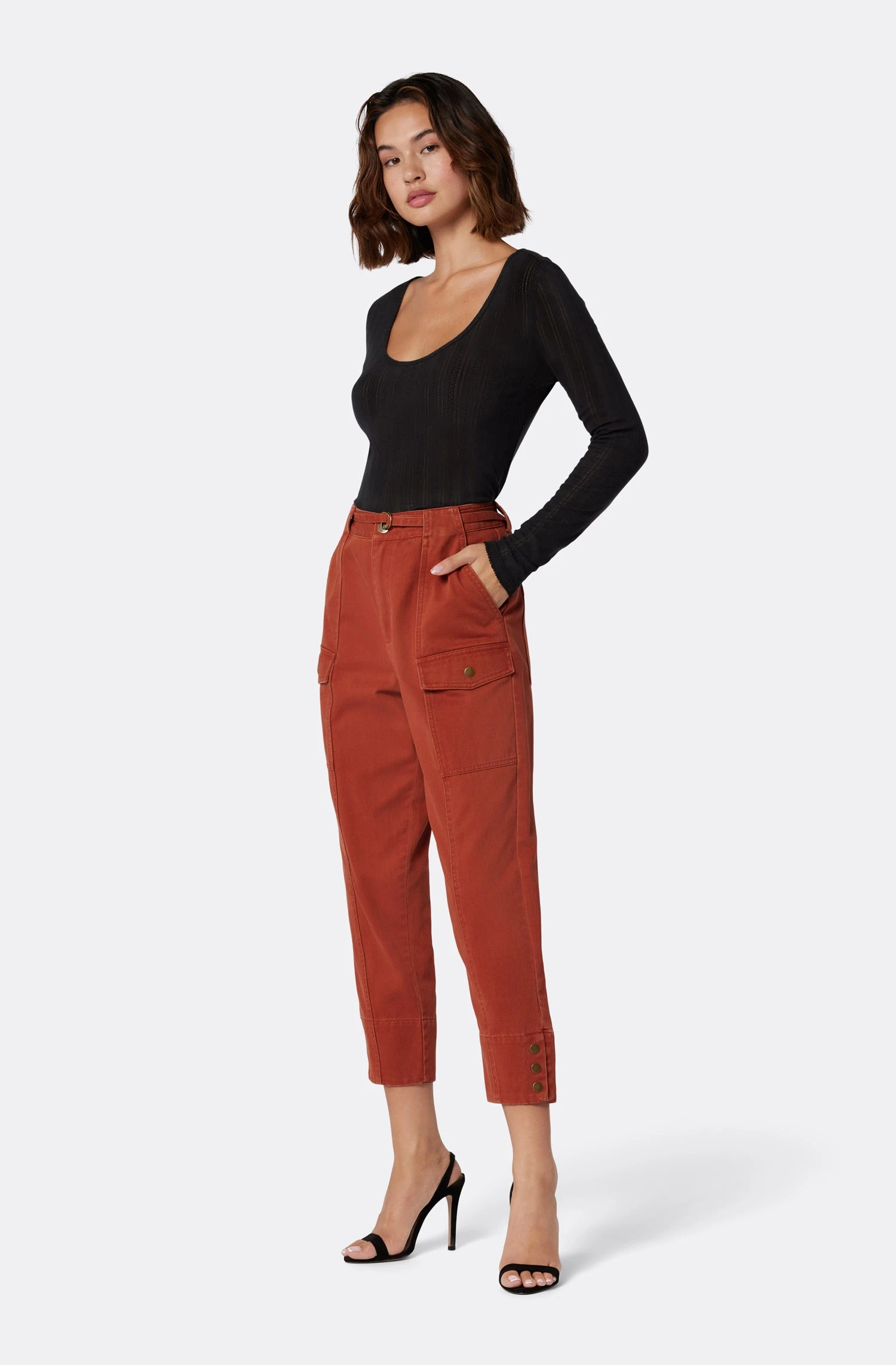 Joie Hadiya Cotton Pant 3 Joie Hadiya Cotton Pant - Image 3