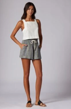 Joie Evelyn Linen Short 7 Joie Evelyn Linen Short -Joie Fashion Outlet Store B0029A0032 NVBM 3