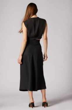 Joie Aryanna Midi Linen Skirt -Joie Fashion Outlet Store B0057F889 CAV 2