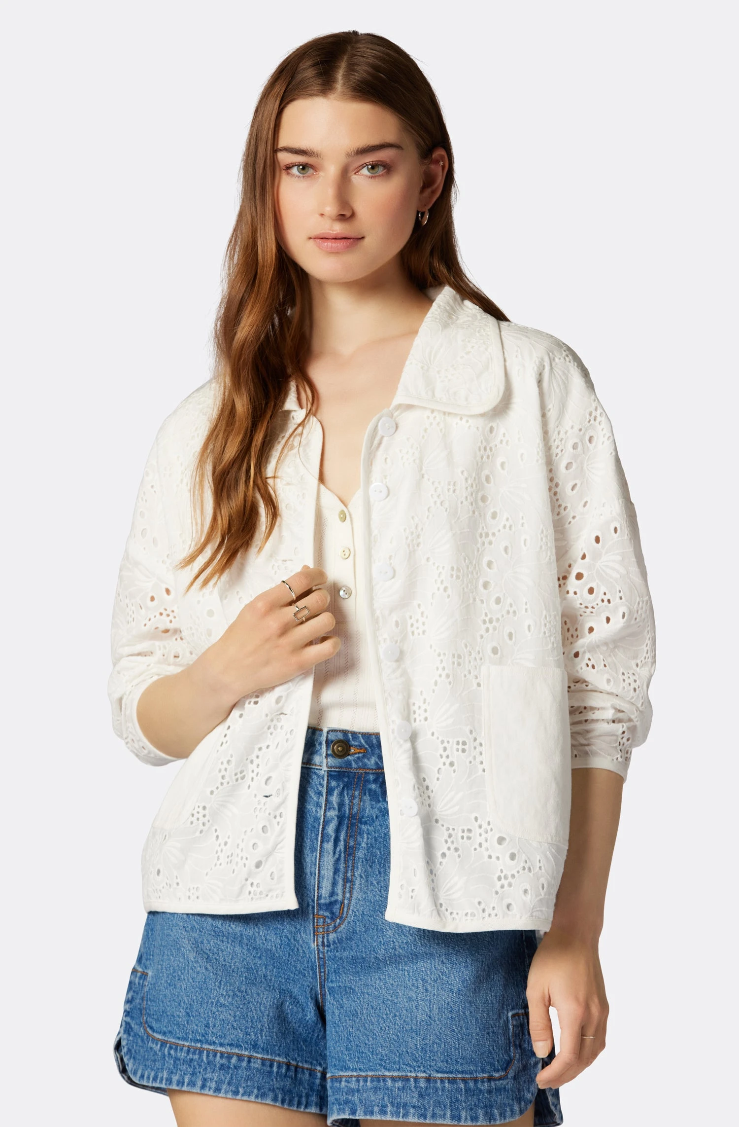 Joie Sofya Cotton Long Sleeve Top 1 Joie Sofya Cotton Long Sleeve Top