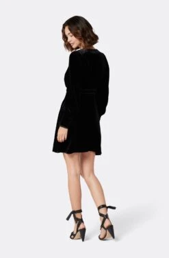 Joie Renata Velvet Mini Dress -Joie Fashion Outlet Store D0005F07636 CAV 5
