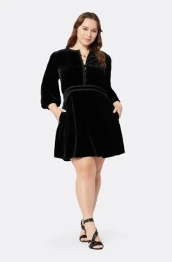 Joie Renata Velvet Mini Dress -Joie Fashion Outlet Store D0005X07636 CAV 1