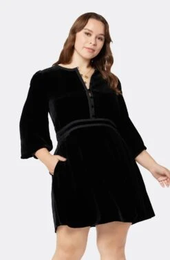 Joie Renata Velvet Mini Dress -Joie Fashion Outlet Store D0005X07636 CAV 2