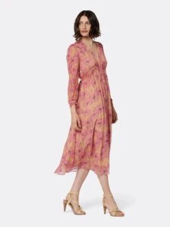Joie Kaz Midi Silk Dress 15 Joie Kaz Midi Silk Dress -Joie Fashion Outlet Store D0008A09315 SRMM 3