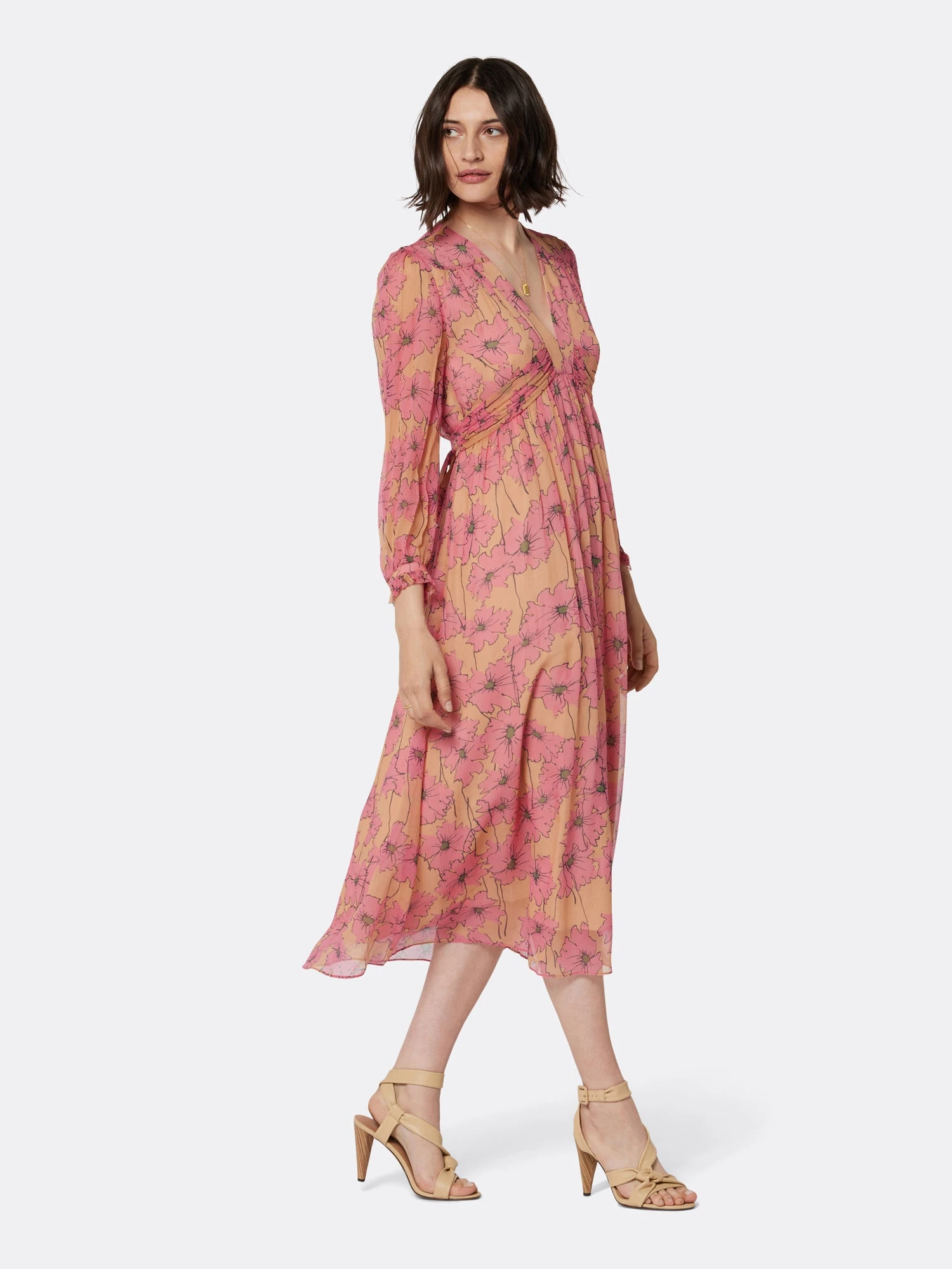 Joie Kaz Midi Silk Dress 3 Joie Kaz Midi Silk Dress - Image 3