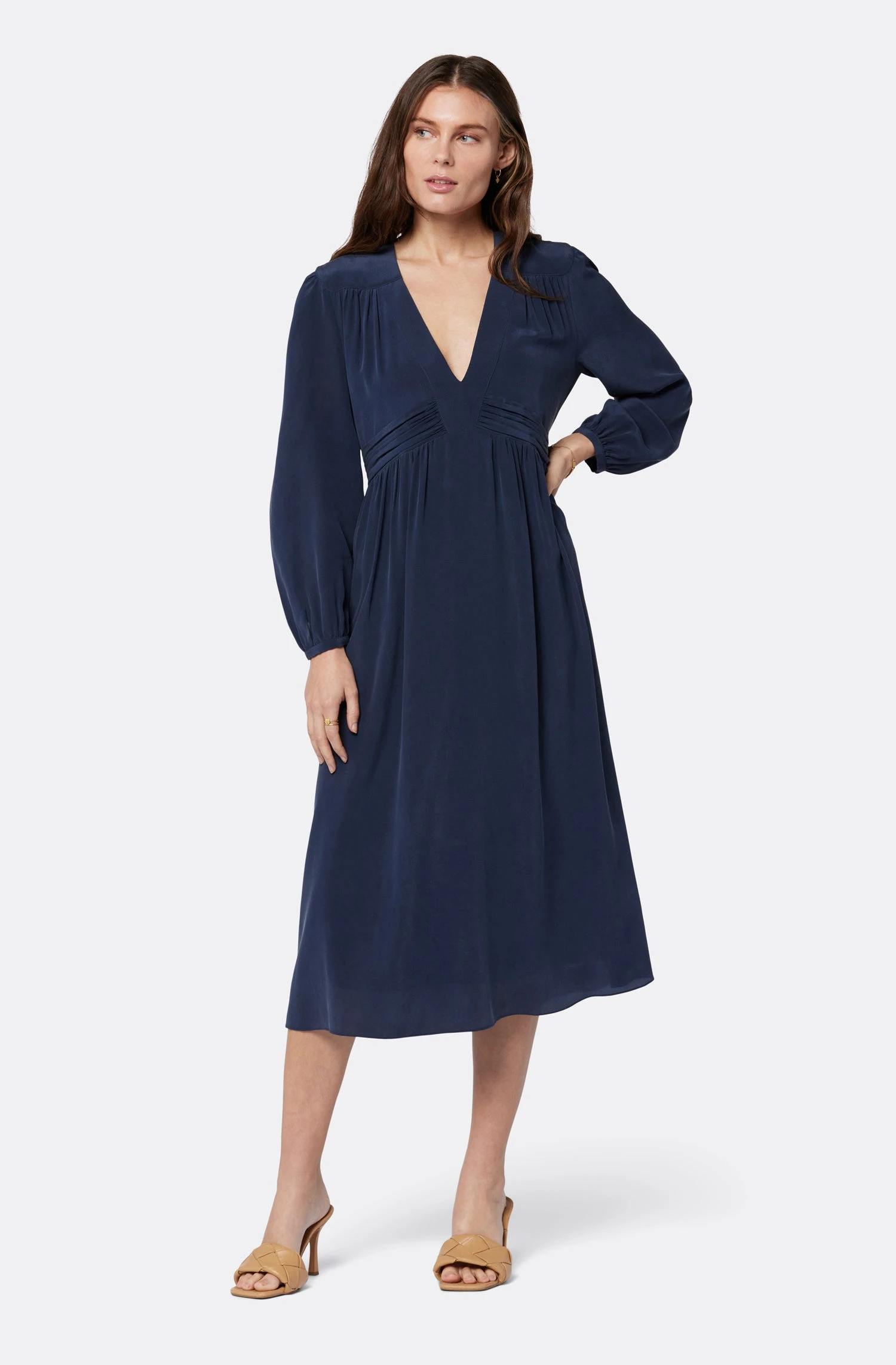 Joie Kaz Midi Silk Dress 1 Joie Kaz Midi Silk Dress