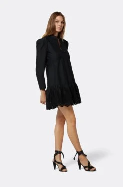 Joie Dawn Mini Cotton Dress -Joie Fashion Outlet Store D0016F02536 CAV 4