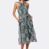 Joie Freya Midi Silk Dress