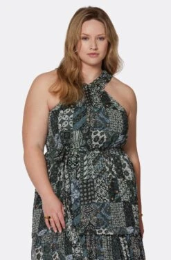 Joie Freya Midi Silk Dress -Joie Fashion Outlet Store D0025X9361 DKGL 2