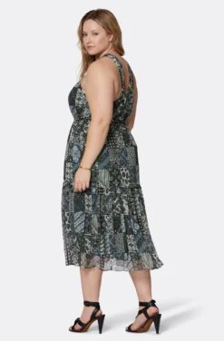 Joie Freya Midi Silk Dress -Joie Fashion Outlet Store D0025X9361 DKGL 5