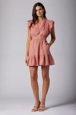 Joie Stevie Mini Linen Dress