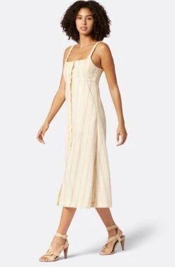 Joie Francesca Midi Linen Dress -Joie Fashion Outlet Store D0046A9372 INTM 3