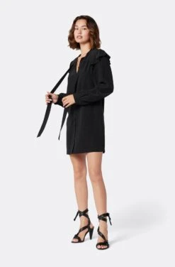 Joie Eloise Mini Silk Dress -Joie Fashion Outlet Store D0058F7881S CAV 3