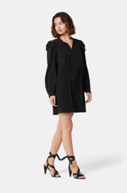 Joie Eloise Mini Silk Dress -Joie Fashion Outlet Store D0058F7881S CAV 4