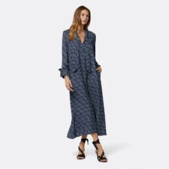 Joie Courtney Midi Dress -Joie Fashion Outlet Store D0062A09311 NVBM 1 DPA