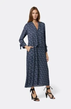 Joie Courtney Midi Dress -Joie Fashion Outlet Store D0062A09311 NVBM 3