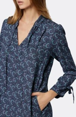 Joie Courtney Midi Dress -Joie Fashion Outlet Store D0062A09311 NVBM 6