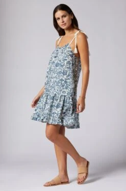 Joie Nala Mini Linen Dress 7 Joie Nala Mini Linen Dress -Joie Fashion Outlet Store D0075A0006 PNIT 3