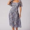Joie Gillian Midi Silk Dress