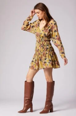 Joie Aminah Mini Silk Dress -Joie Fashion Outlet Store D0122A0053 EOML 3