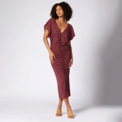 Joie Gianni Midi Dress -Joie Fashion Outlet Store D0133F9402 OXBD 1 DPA