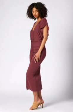 Joie Gianni Midi Dress -Joie Fashion Outlet Store D0133F9402 OXBD 3