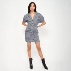 Joie Alora Mini Cotton Dress -Joie Fashion Outlet Store D0136F9405 OBML 1 DPA