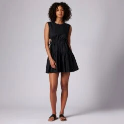 Joie Bea Mini Cotton Dress -Joie Fashion Outlet Store D0140F2536 CAV 1 DPA