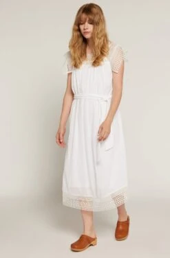 Joie Aspen Midi Cotton Dress -Joie Fashion Outlet Store D0142F9353 BRWT 1