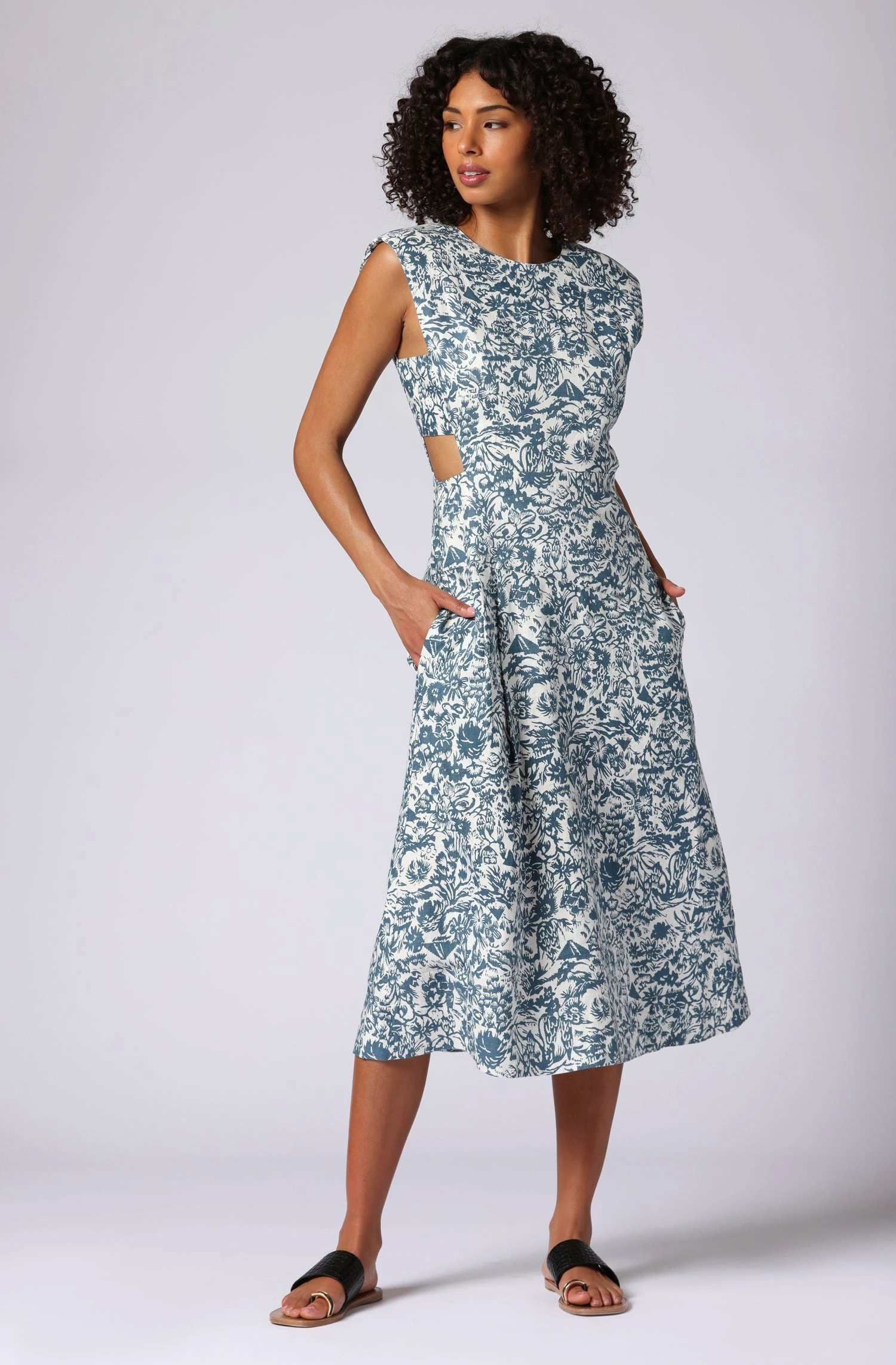 Joie Ember Midi Linen Dress 1 Joie Ember Midi Linen Dress