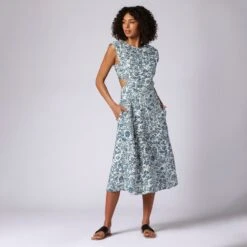 Joie Ember Midi Linen Dress 11 Joie Ember Midi Linen Dress -Joie Fashion Outlet Store D0143A0006 PNIT 1 DPA