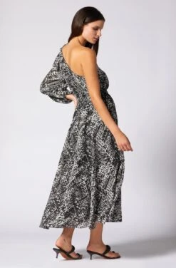 Joie June Midi Silk Dress 7 Joie June Midi Silk Dress -Joie Fashion Outlet Store D0145A0009 PNCV 2