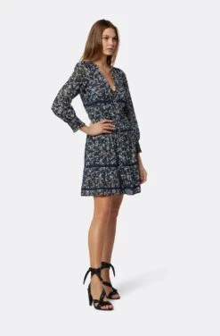 Joie Meredine Mini Cotton Dress -Joie Fashion Outlet Store D3321CA9314 NVBM 4