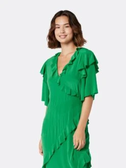 Joie Ambroise Midi Silk Dress -Joie Fashion Outlet Store D3549F7881S JLYG 2