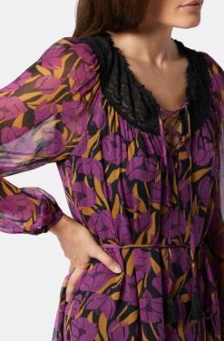 Joie Arioste Midi Silk Dress -Joie Fashion Outlet Store DR035069129 PLXM 6